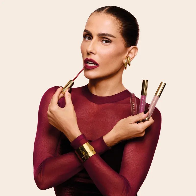 BATOM L�QUIDO MATTE SUPREME VERMELHO �MBAR 4,0ML