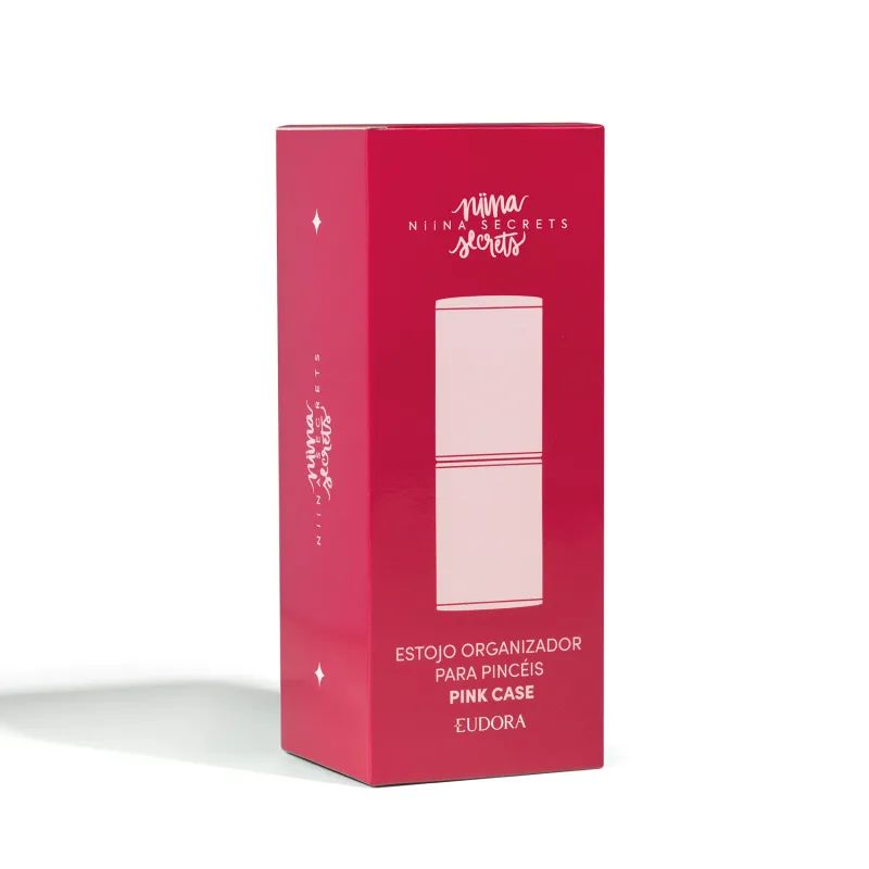 ESTOJO ORGANIZADOR PARA PINC�IS PINK CASE NIINA SECRETS