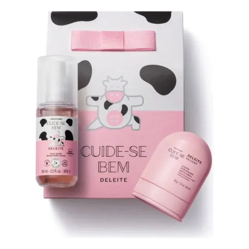 KIT PRESENTE ESPECIAL CUIDE-SE BEM DELEITE (2 ITENS)