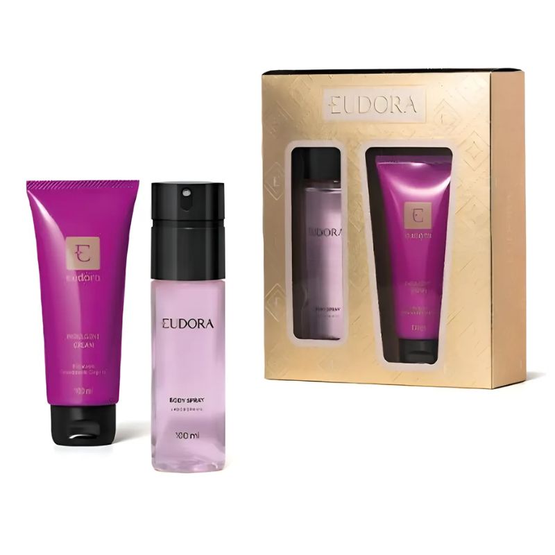 KIT PRESENTE BODY SPRAY EUDORA (2 ITENS)