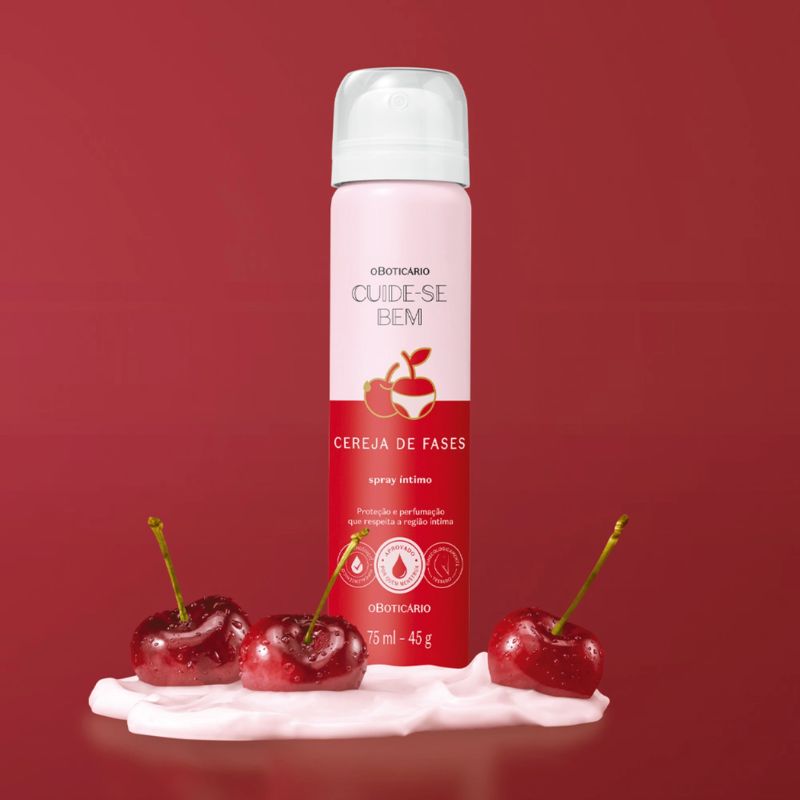 SPRAY �NTIMO DESODORANTE CUIDE-SE BEM CEREJA DE FASES 75ML