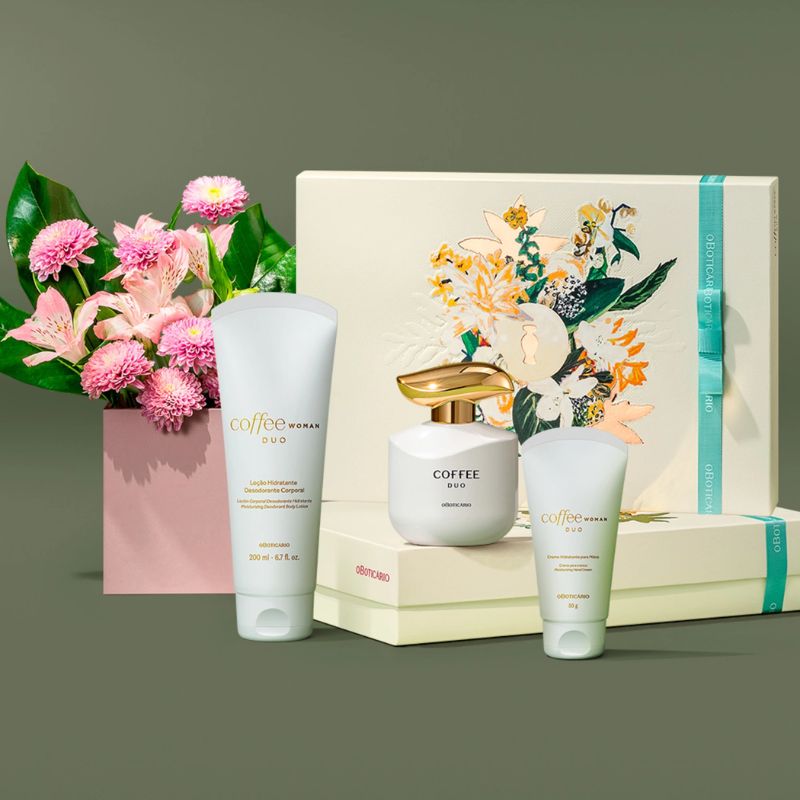 KIT PRESENTE DIA DAS M�ES COFFEE WOMAN DUO (3 ITENS)